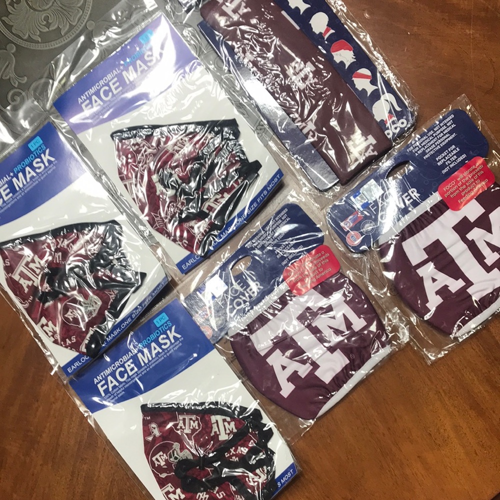 Texas A&M Face Masks Collection